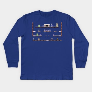 Impossible Mission Commodore 64 Kids Long Sleeve T-Shirt